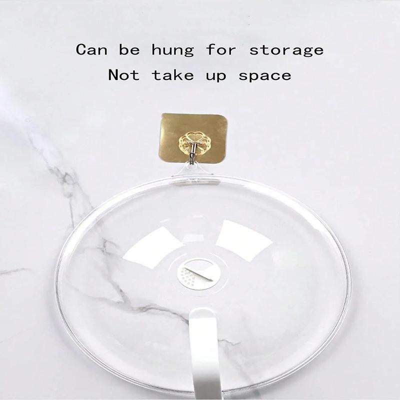 Microwave Splatter Cover with Handle, Reusable Microwave Lid for Food, Modern Kitchen Utensils, Kitchen Gadgets, Kitchen Accessories